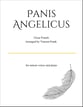 Panis Angelicus Unison choral sheet music cover